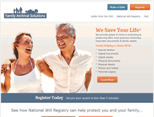 Tablet Screenshot of familyarchivalsolutions.com